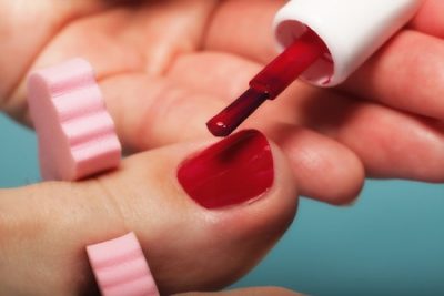 UV Lack Pedicure Kosmetik Lee