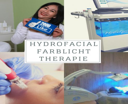 Hydrofacial_Farblichttherapie Farblichtherapie mit Hydrofacial kombiniert