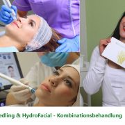 RF Microneedling und Hydrofacial Kombination