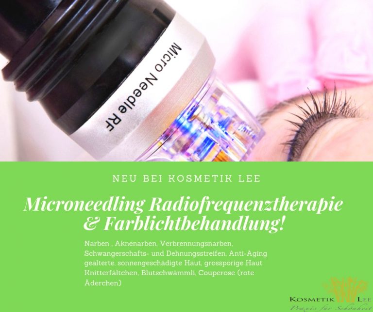 RF Microneedlung mit Farblichttherapie