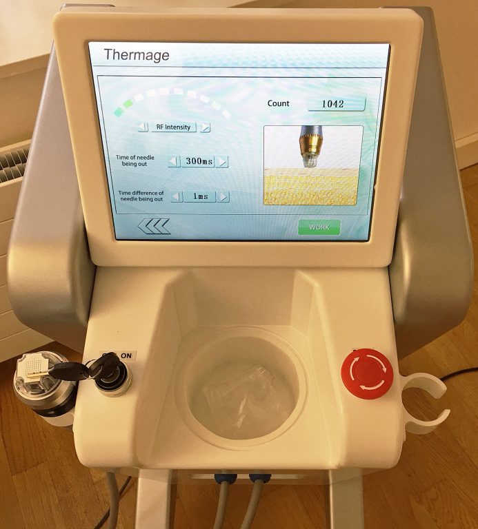Radiofrequenz Behandlung und Microneedling