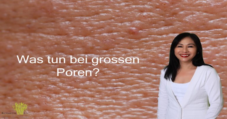 Grossporige Haut Kosmetik Lee